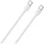 USB kabelis RealPower 404306 USB 2.0 1 m USB C baltas