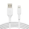 Belkin PVC USB-A į Lightning 2m Baltas