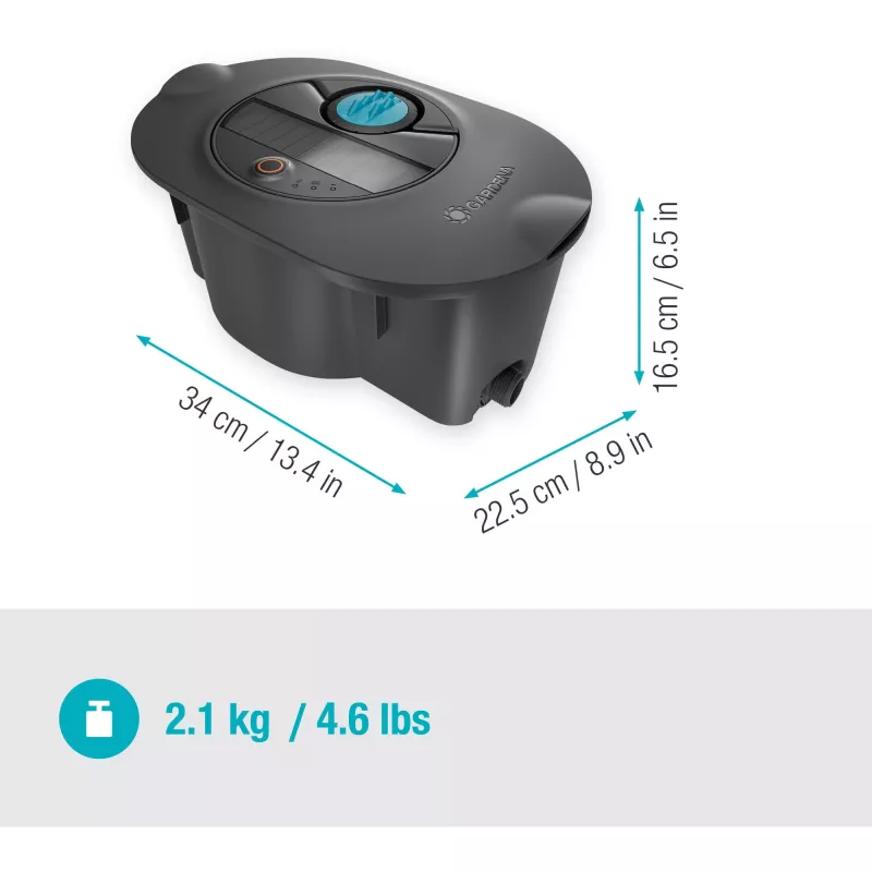 Sodo purkštuvas Gardena AquaPrecise apskritas juodas žalias 1 vnt