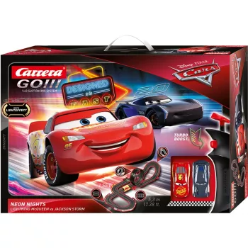 Lenktynių rinkinys Carrera RC Neon Nights Cars su trasomis
