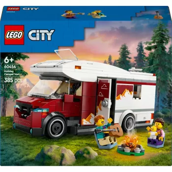 Konstruktorius LEGO City Nuotykių kemperis 60454, 385 detalės, aukštis 80 mm, nuo 6 metų