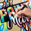 Staedtler Lumocolor 6 pastelinių spalvų akrilinių markerių rinkinys