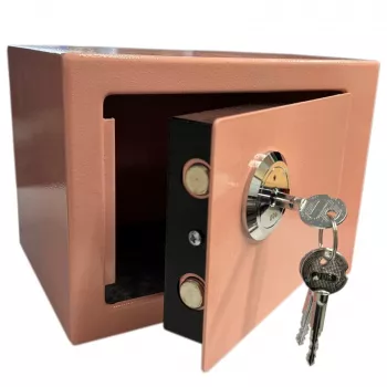 Extralink Home | Home Safe | seifas raktams, biuro saugos dėžutė, rožinė, S-404