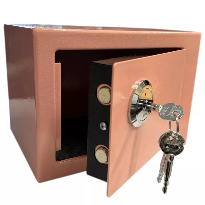 Extralink Home | Home Safe | seifas raktams, biuro saugos dėžutė, rožinė, S-404