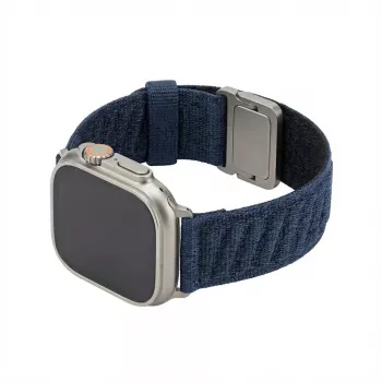 GUAN premium apyrankė Apple Watch 42/44/45/46/49 mm – Mėlyna Juoda