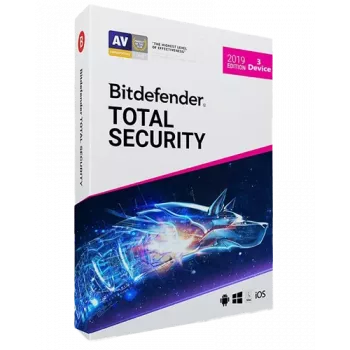 Bitdefender Total Security | 3 kompiuteriams | 1 metai | Tik ES