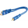 Garso kabelis RCA 2 x RCA ShiverPeaks BS40045 0,2 m mėlynas