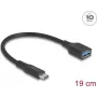 DeLOCK USB adapteris USB Type-C (vyriškas) į Type-A (moteriškas) 10 Gbps 19 cm 60 W