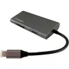 LC-Power LC-HUB-C-MULTI-5 USB 3.2 Gen 1 Type-C laidinis dokas nešiojamam kompiuteriui