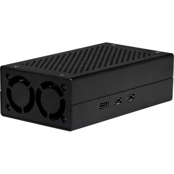 Raspberry Pi RB-ALUCASEP5-M2 Black dėklas