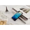iKins dėklas iPhone XS Max — mėlyno ežero raštas juodu apdaila