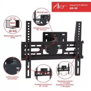 LCD rankena AR-49 22-47'' 30KG