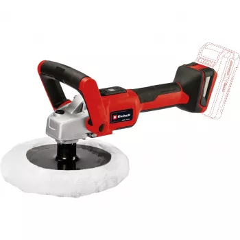 Einhell Power X-Change CE-CP 18/180 Li E-Solo 2093320 Belaidis poliruotojas-šlifuoklis 500-3000 aps./min 180 mm