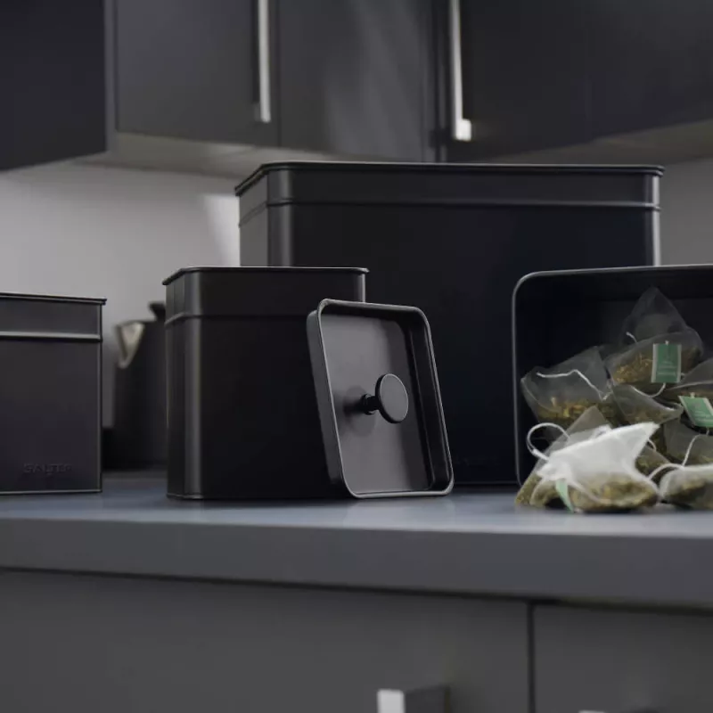Dėžė duonai Salter Kuro BW124581EU7 plieninė – talpykla duonai ir kepiniams laikyti
