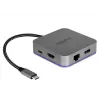 Dėstymo stotelė DeLOCK 87742, USB-C, HDMI, 3x USB-A, Gigabit Ethernet, 87 W