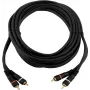Audio Cinch kabelis Omnitronic 30209382 2x2, 15 m, RCA vyras–vyras, stereo signalas