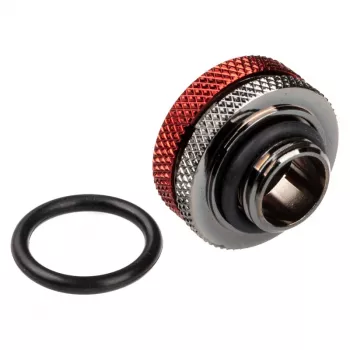 BitsPower Multi-Link Adapter tiesus G1/4 colio vyriškas prie 16 mm AD kieto vamzdelio, blizgus juodas