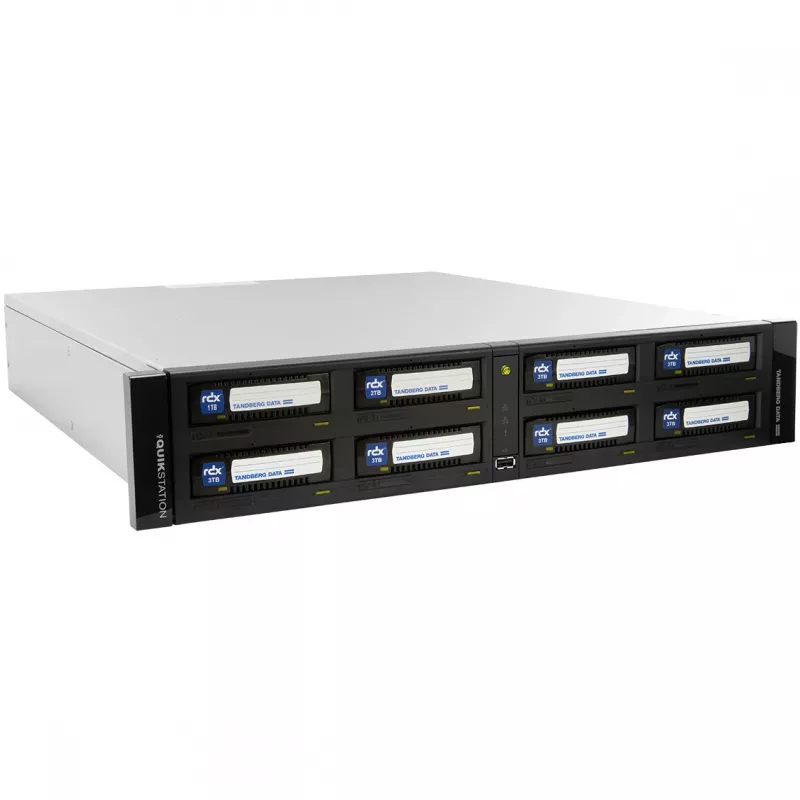 Tandberg RDX QuikStation 8 RM 8 lizdų 2x 10Gb Ethernet 2U naujas