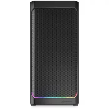 Korpusas PC Sharkoon AK4W RGB Strip Midi Tower Juodas