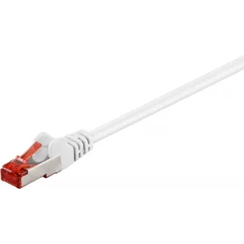 Wentronic Goobay jungiamasis laidas RJ45 S/FTP Cat6 1,00 m baltas PIMF (80278)