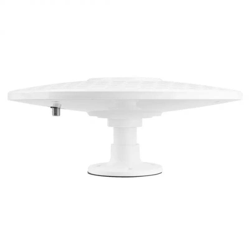 Omni-kryptinė aktyvi DVB-T/T2 HEVC antena MACLEAN MCTV-104 – lauko montavimui ant kemperio, 174–230 & 470–698 MHz, USB 5V