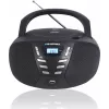 Nešiojamas CD grotuvas Blaupunkt BB7BK – MP3, FM radijas, USB, AUX, baterijomis maitinamas, 2 įmontuoti garsiakalbiai, 240×230×128 mm