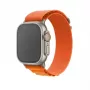 Armantė GUAN Premium Plus Apple Watch oranžinė/pilka, tinka 42/44/45/46/49 mm