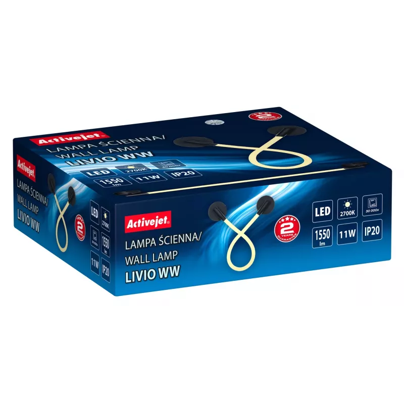 Activejet LED sieninė lempa AJE-LIVIO WW