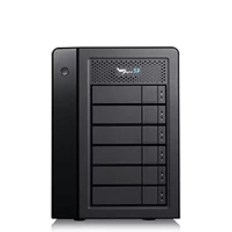 HDD masyvas Promise Technology Pegasus32 R6 24 TB bokštas juodas