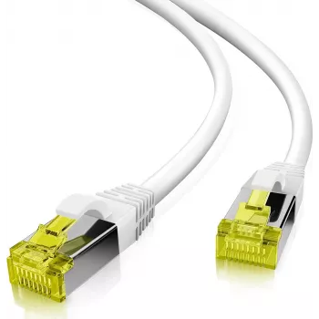 Tinklo kabelis Helos 263822 Baltas 25m Cat6a S/FTP