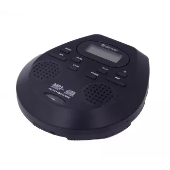 Nešiojamas CD grotuvas Denver DMP-395B Juodas MP3 atkūrimas LCD ekranas