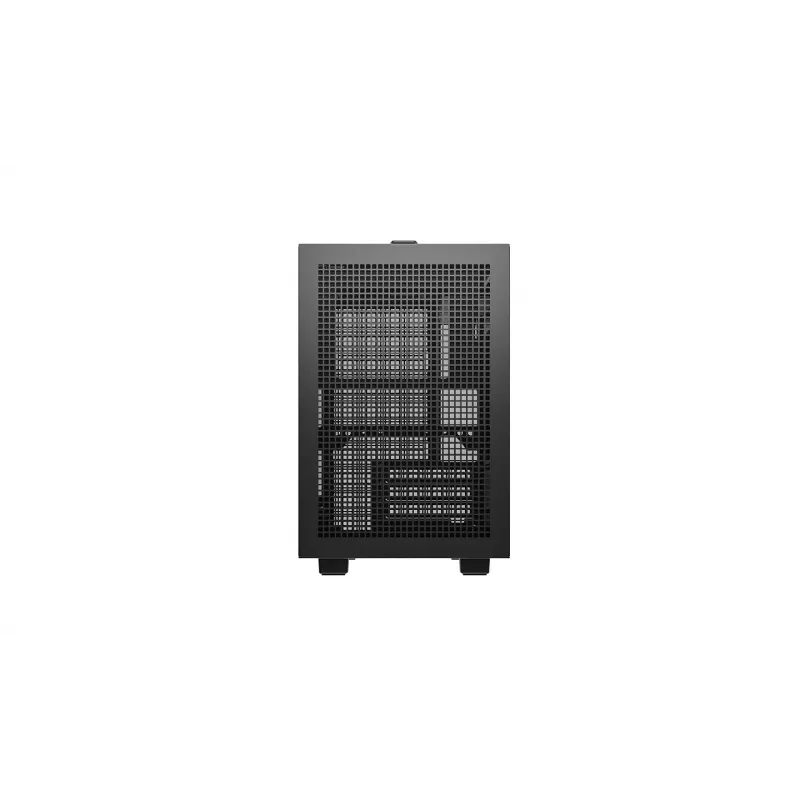Kompiuterio korpusas DeepCool CH160 PLUS Small Form Factor SFF ATX/mATX, grūdintas stiklas, USB-C, juodas