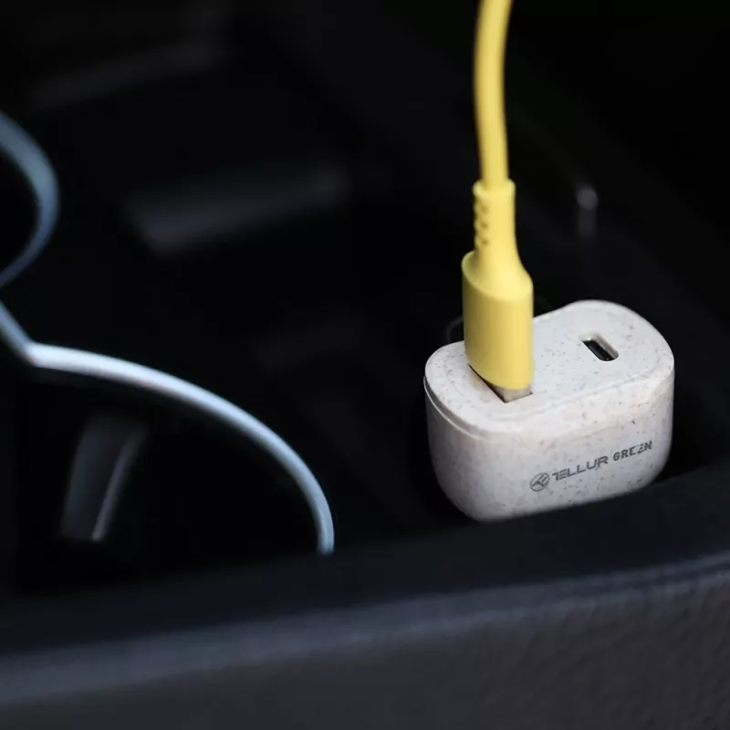 Automobilinis įkroviklis Tellur TLL151341 36W 6A PD18W QC3.0 – USB greitasis įkrovimas automobilyje