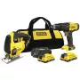 STANLEY rinkinys V20 SFMCK465D2T (SFMCD711 + SFMCS600) 2x2,0 Ah
