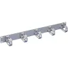 Rittal DK 7159.035 kabelių tvarkymo panelė 19 colių, 1 U, 5 kabelių kreipimo žiedai, RAL 7035