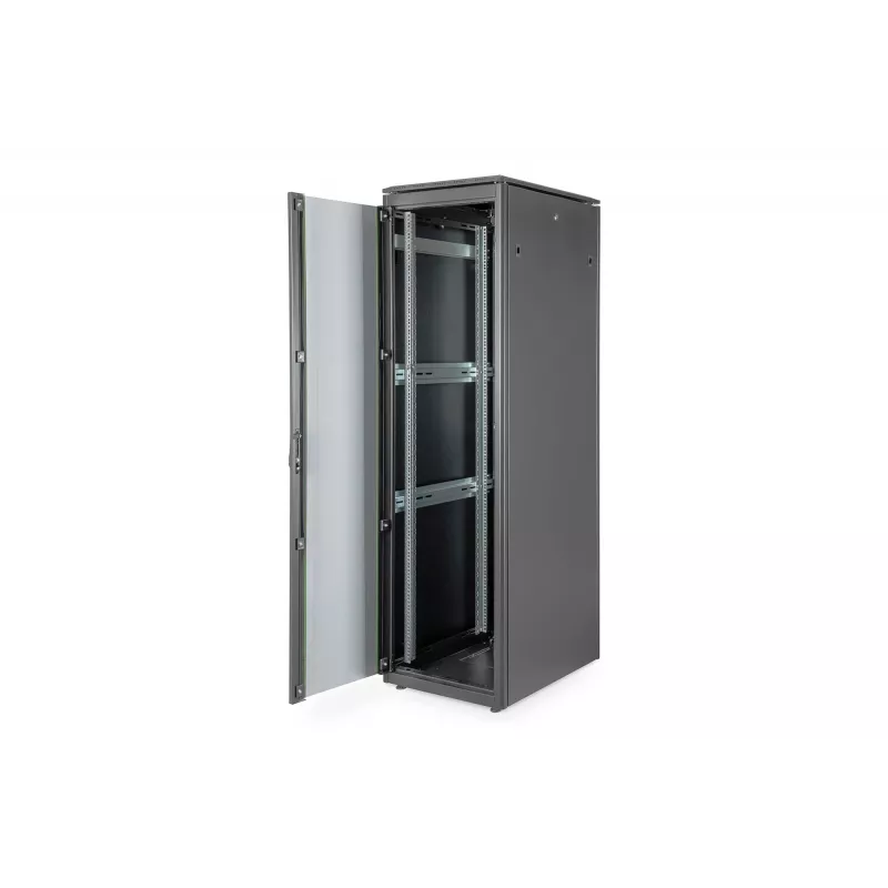 Laisvai pastatomas stovas Digitus DN-19 42U-6/8-B-1, 42U, 600x800 mm, juodas