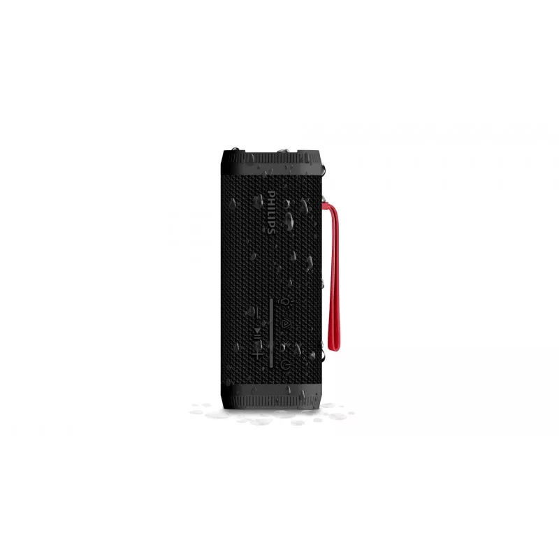 Nešiojama 2.1 garsiakalbių sistema Philips TAS2000B/00 Juoda, 10 W RMS, 4,8 cm tvarkyklės, Bluetooth, IPX5