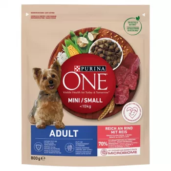 Sausas šunų ėdalas Purina Nestle Mini Adult Jautiena su Ryžiais 800 g