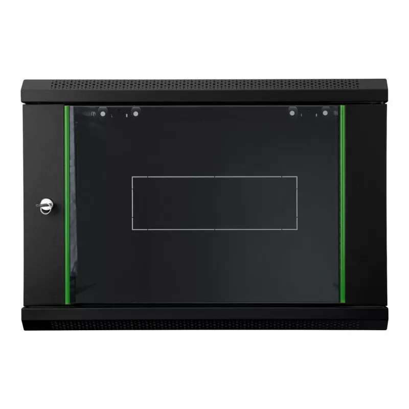 DIGITUS Dynamic Basic DN-19 16-U-EC-SW tinklo spinta – sieninė, 12U, 19 colių, juoda RAL 9005