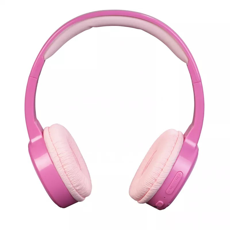 Ausinės Denver BTH-106P laidinės ir belaidės, lankeliu, skambučiams/muzikai, Bluetooth, rožinės