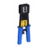 Alantec NI040 crimpimo replės RJ-45, RJ-12, RJ-11 jungtims, plieninė konstrukcija, juodos/mėlynos spalvos