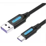 Vention USB-C į USB 2.0 laidas CORBH 2 m — juoda