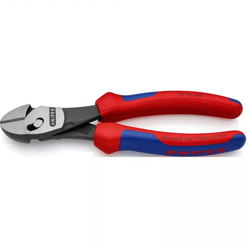 KNIPEX sustiprinti šoniniai pjovikliai 180mm