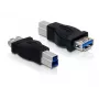 USB adapteris DeLOCK USB 3.0-B (kištukas) į USB 3.0-A (lizdas) 65179