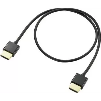SpeaKa Professional HDMI jungiamasis laidas 0,50 m, garso grįžtamasis kanalas (ARC), auksuoti kontaktai, juodas [1x HDMI kištukas - 1x HDMI kištukas] (SP-9070576)