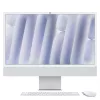 Apple 24 colių iMac su Retina 4.5K ekranu, Nano-texture stiklu: M4 lustas su 10 branduolių CPU ir 10 branduolių GPU, 256GB SSD, 16GB - Sidabrinis (MD3H4D/A)