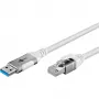 Goobay 74160 USB 3.0 tinklo adapteris Gigabit Ethernet 3 m – tinklo kortelė, 1.000 Mbps