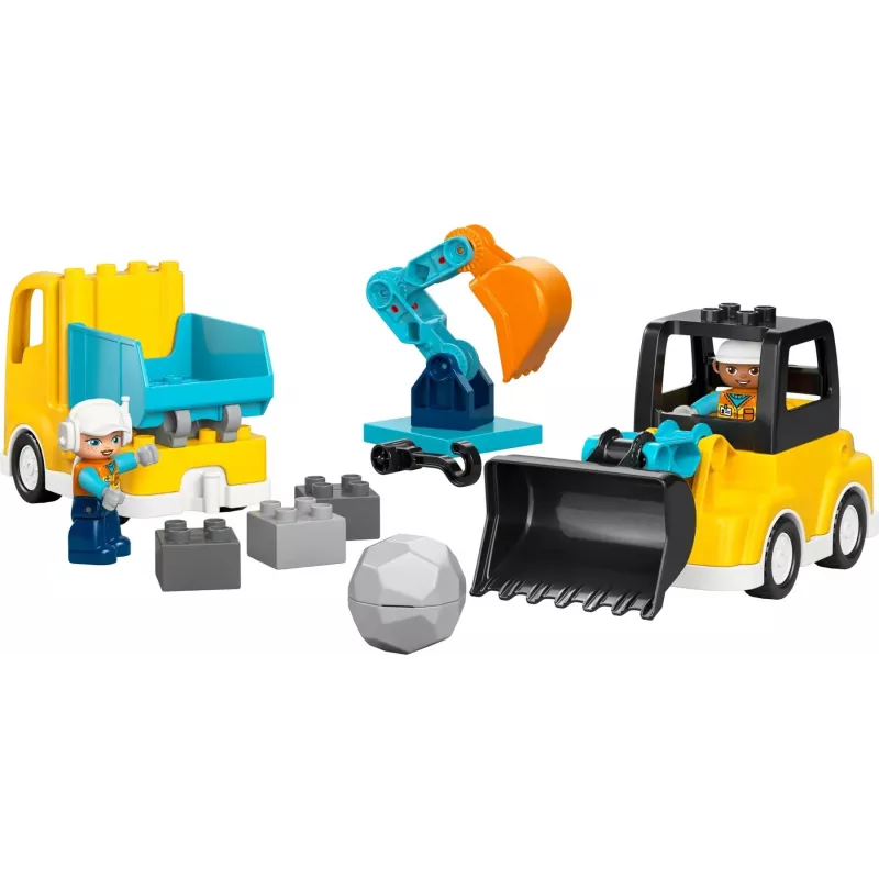 LEGO DUPLO 10475 3 viename statybinės mašinos