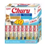 Šlapi kačių skanėstai INABA Churu Variety box Tunas su jūros gėrybėmis – 40 x 14 g pastos paketėliai, be grūdų, be cukraus