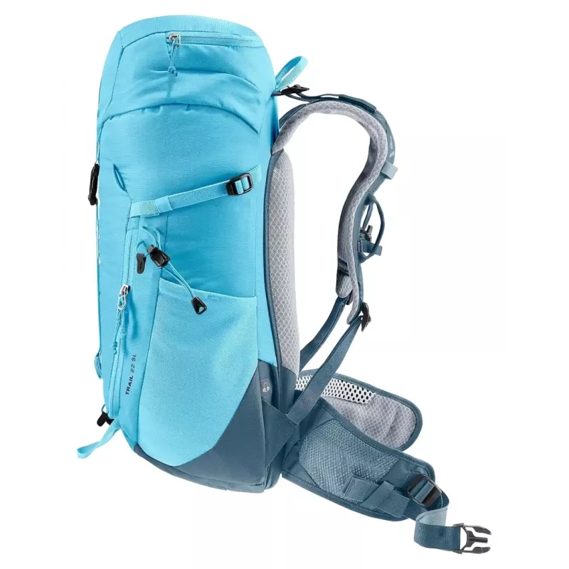 Kuprinė DEUTER Trail 22 SL moteriška pėsčiųjų kuprinė, 22 L, lagūna-atlanto, poliesteris, 990 g